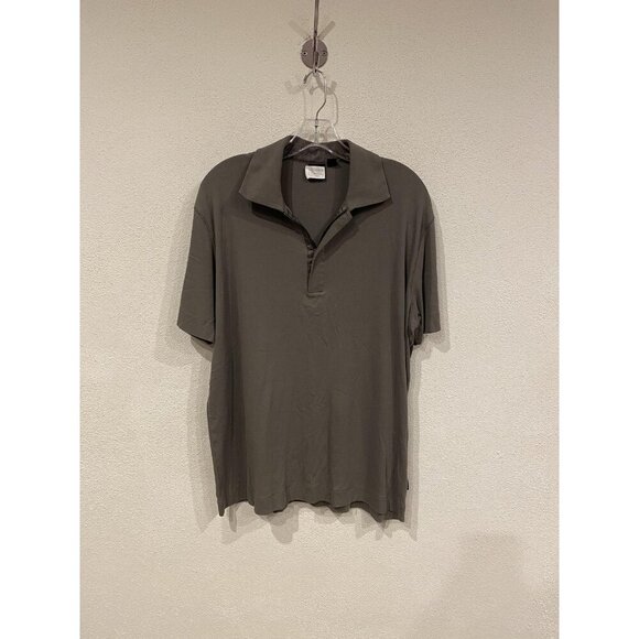 Hugo Boss Polo Shirt Mens XL Gray Regular Fit Verona 02 Made Turkey Minimalist - Picture 2 of 5